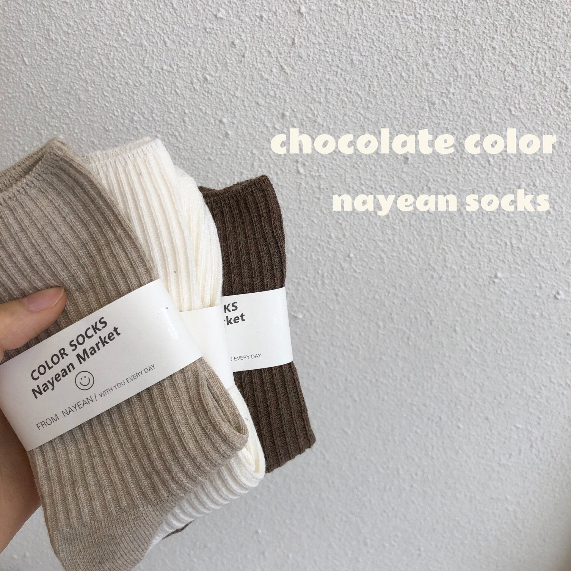 custom design logo colorful rib knitted sweater absorbent long sock cute high knee casual cotton women socks