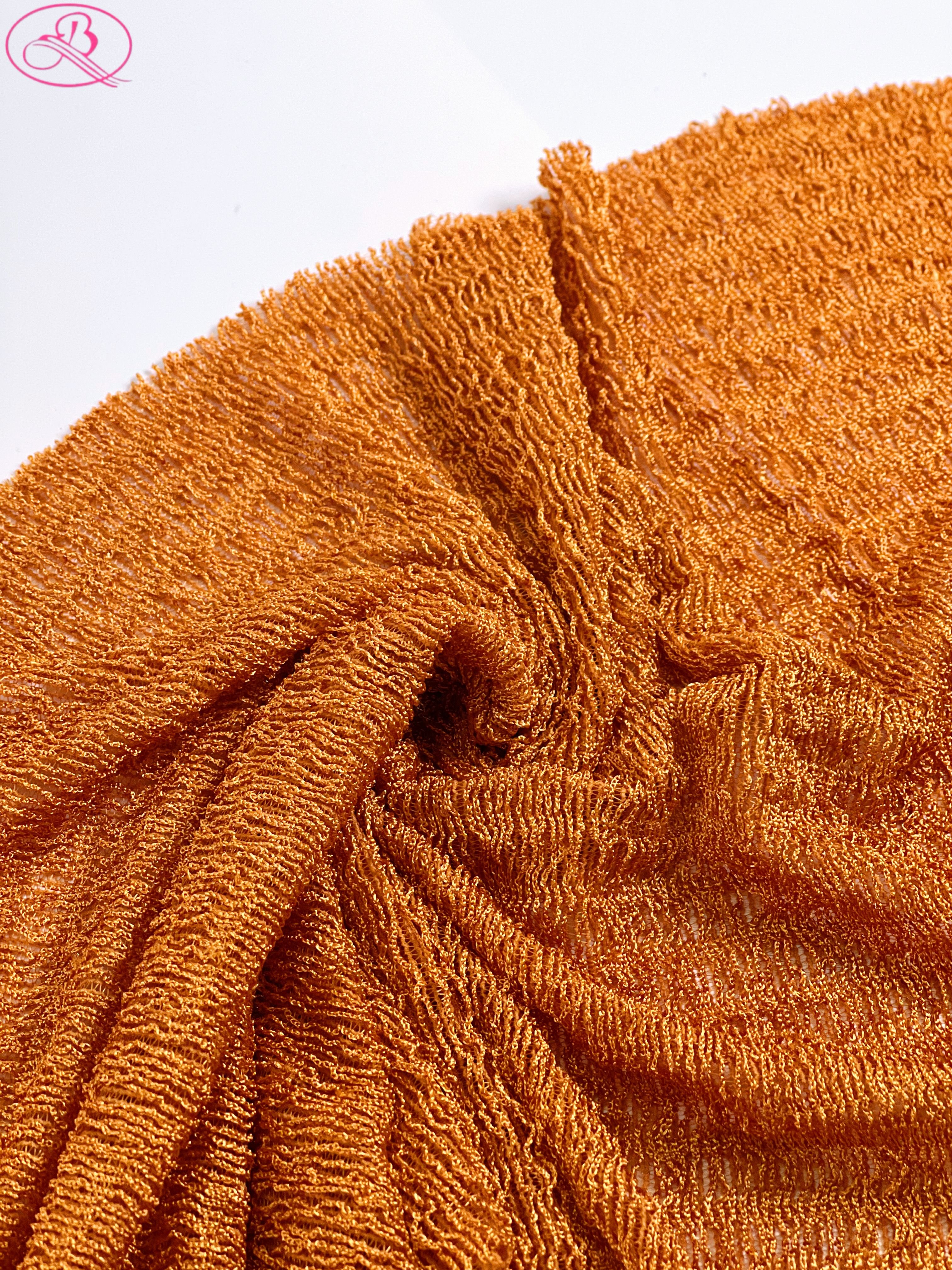 90%Polyester10%Spandex 4 Way Stretch jersey ribbed knit fabric mesh fabric for Dress Tops Swimwear Stretch Knitted Mesh Fabric