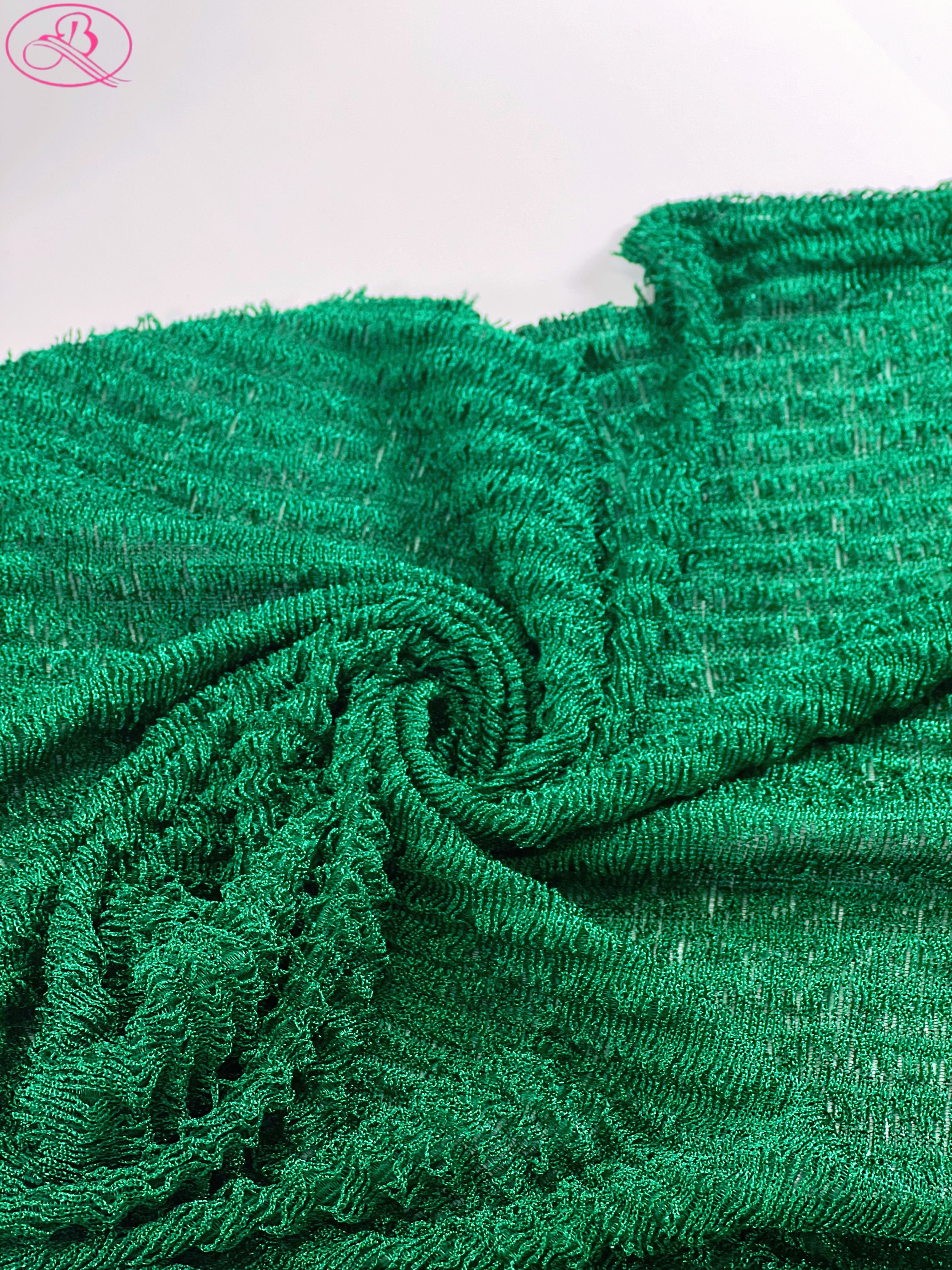 90%Polyester10%Spandex 4 Way Stretch jersey ribbed knit fabric mesh fabric for Dress Tops Swimwear Stretch Knitted Mesh Fabric