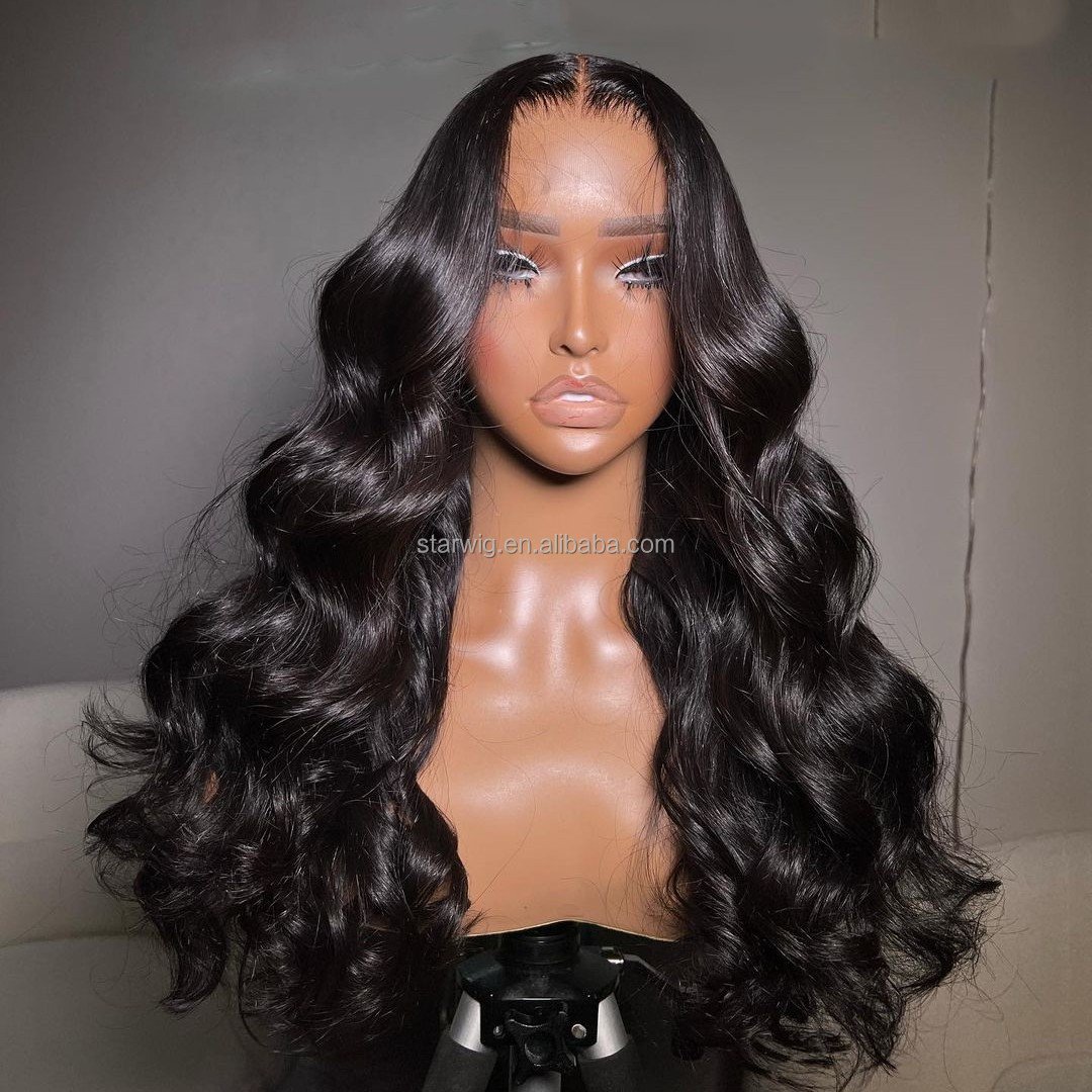 STARHAIR Hi-Q 13x6 Lace Frontal Wig Vendor Wholesale Raw Vietnamese Hair Wig for Black Women Glueless Lace Front Wig Human Hair