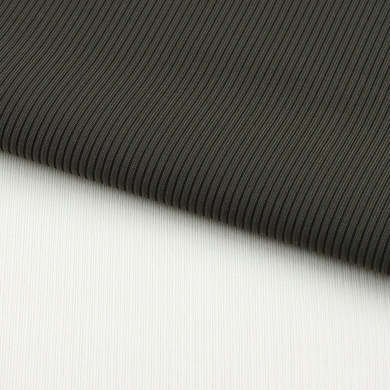 Factory Wholesale 88 nylon 12 spandex 4way stretch knit nylon spandex athletic rib fabric for tshirt sportswear jogging