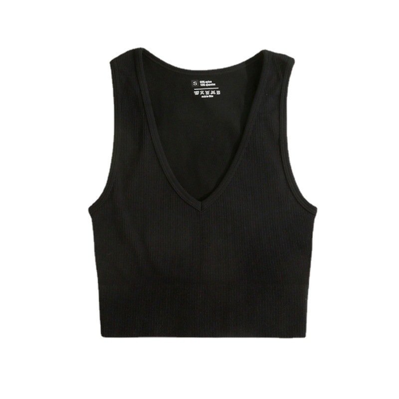 sexy ladies customized fitness seamless sports tank top casual ribbed crop tops for women