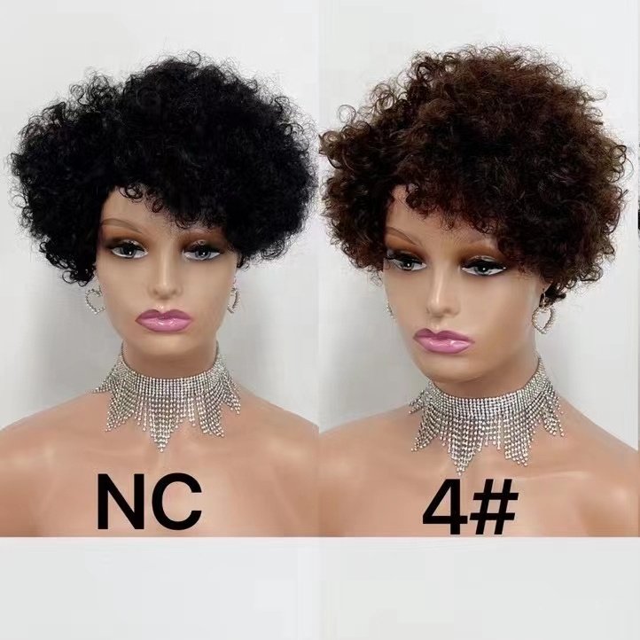 water wave none lace frontal wigs , Brazilian spring human hair wigs hot sell in 2024