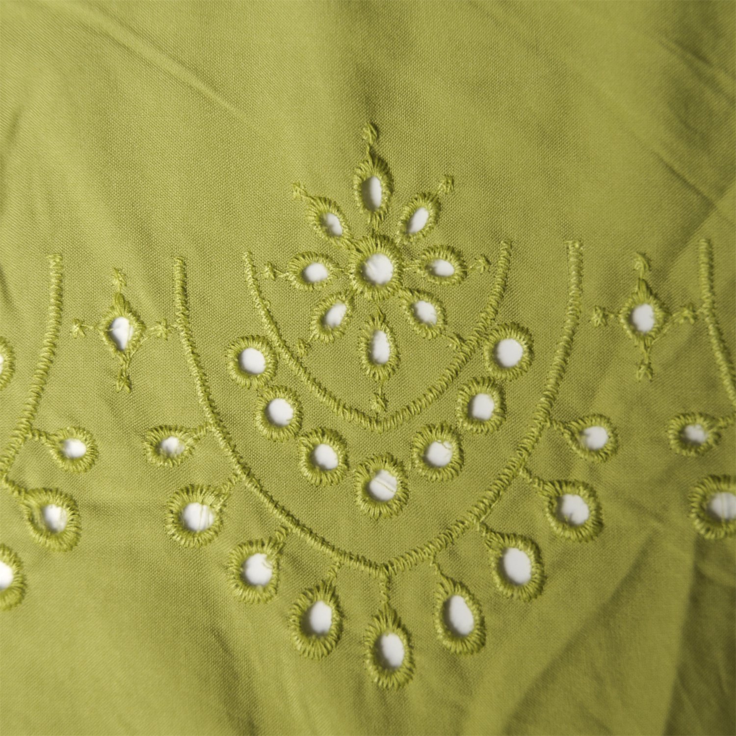 2023New arrival custom wholesale price embroidery fabric 100%rayon woven fabric for women dress