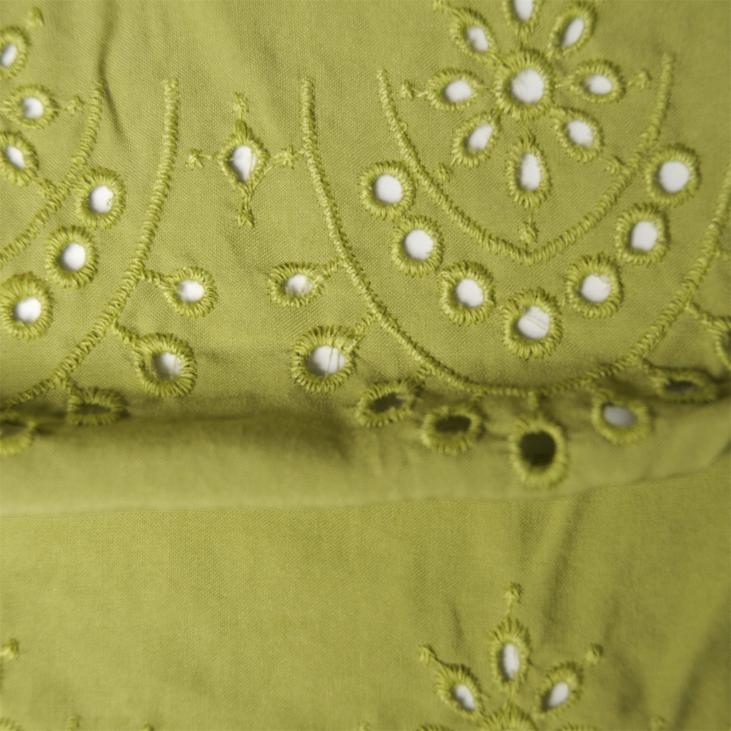 2023New arrival custom wholesale price embroidery fabric 100%rayon woven fabric for women dress