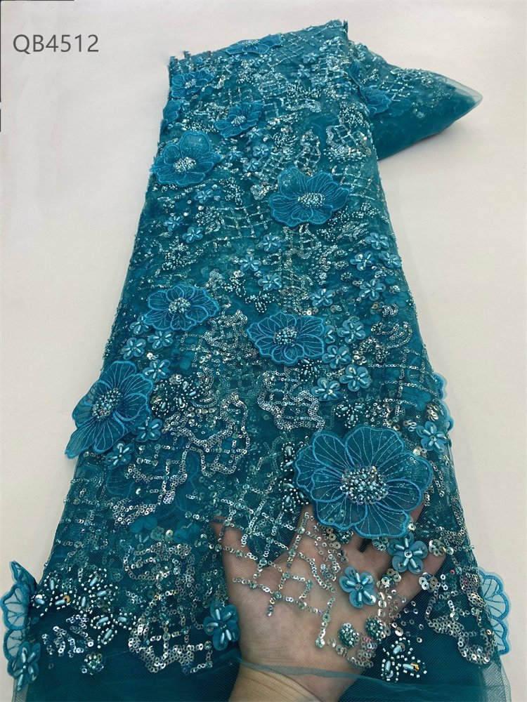 Wholesale New Design African Lace Fabric 2023 High Quality African White Lace Fabric For Party Dress