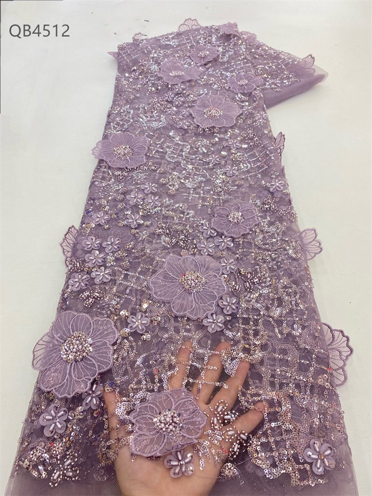 Wholesale New Design African Lace Fabric 2023 High Quality African White Lace Fabric For Party Dress