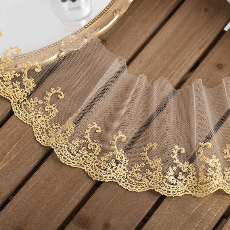 2023 Hot Sales Europe and America Lace High Quality Embroidered Guipure Lace Fabric For Wedding Lace LTZ041