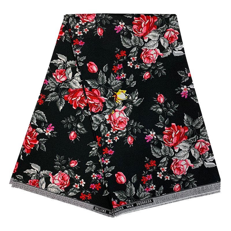 Unique products to buy 100% polyester real wax print african embroidery fabric
