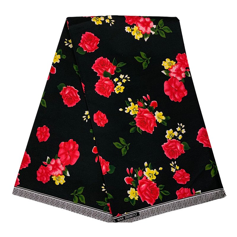Unique products to buy 100% polyester real wax print african embroidery fabric