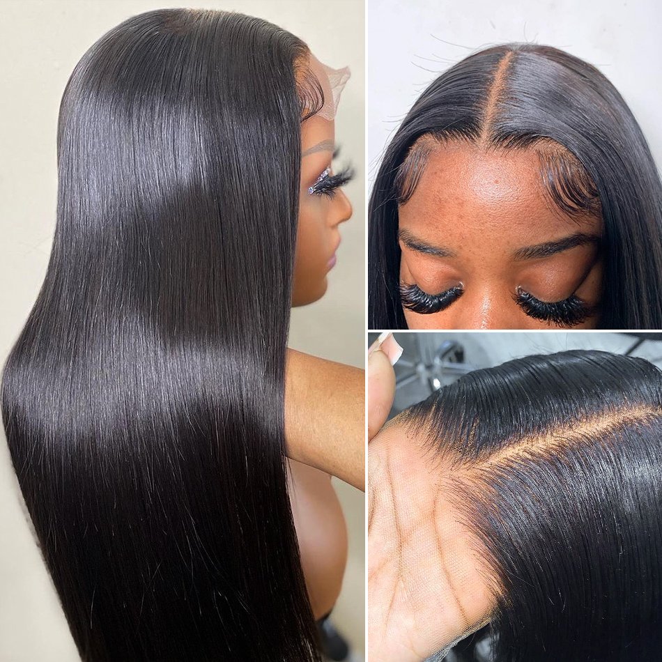Cheap Raw Brazilian 13x6 Hd Human Hair Lace Front Wigs HD Lace Frontal Wigs Full Lace Human Hair Glueless Wigs For Black Women