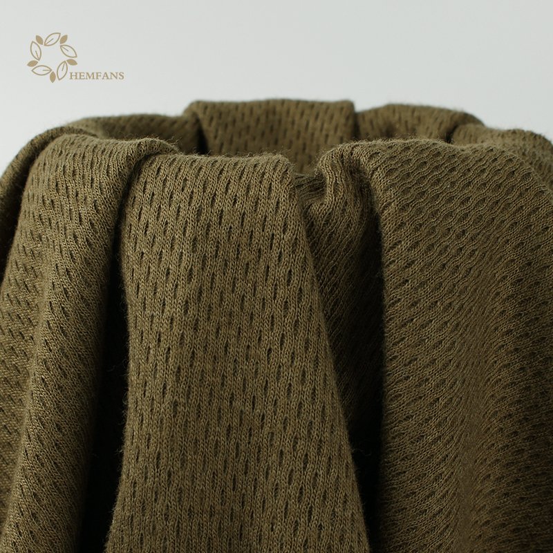 Moisture wicking air permeability bamboo cotton double-mesh knit fabric for clothing bamboo cotton ribbed mesh fabric