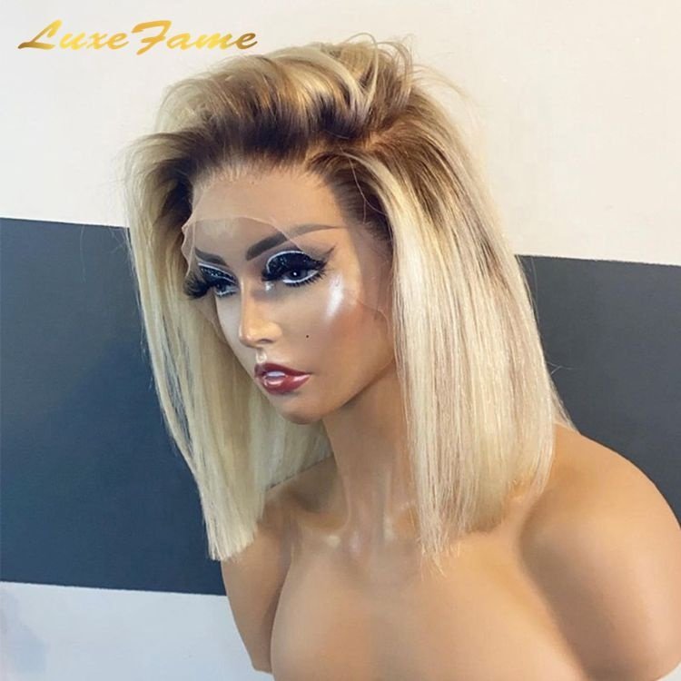 28/30 Inch 15a Grade 613 Super Double Drawn Full Lace Wig ,Kinky Straight Jerry Low Grade Human Hair Wigs For Black Women