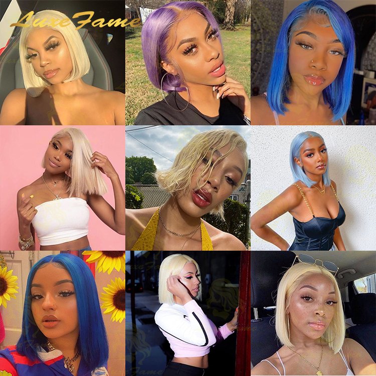 28/30 Inch 15a Grade 613 Super Double Drawn Full Lace Wig ,Kinky Straight Jerry Low Grade Human Hair Wigs For Black Women