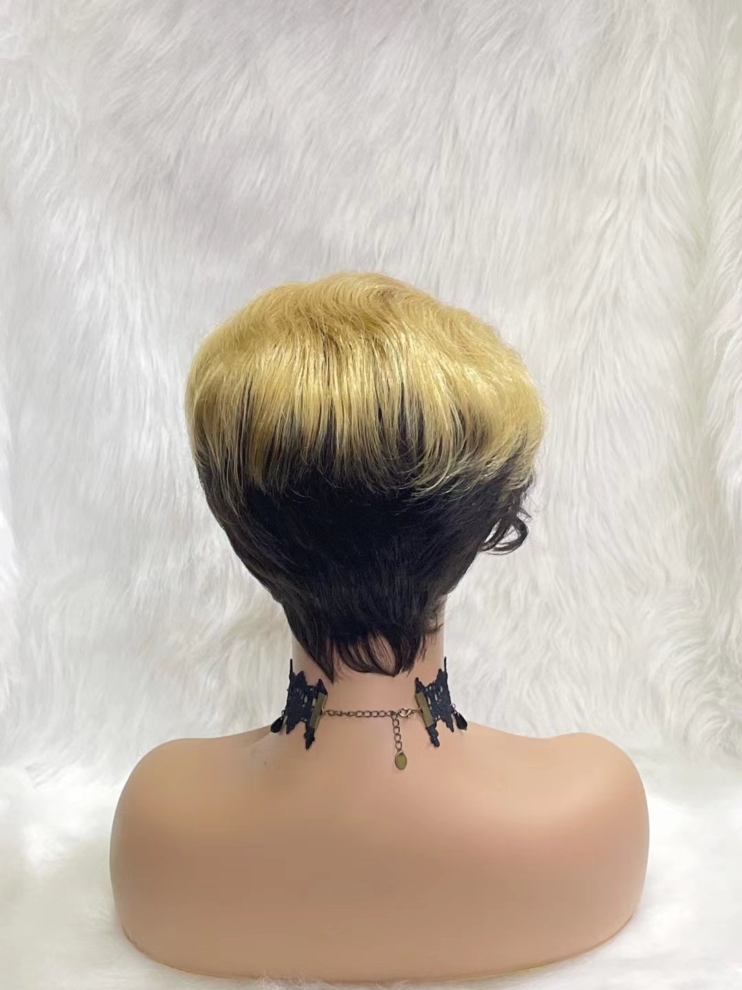 Hot Sanewvirgin Cuticcuteligned Pixie Wigs Lace Frontal Wigs Human Hair Transparent Brazilian Short Swiss Lace Average Size