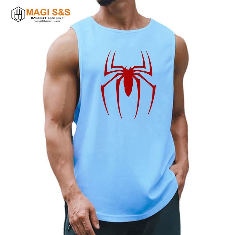 Quick Dry Gym Tank Top Bodybuilding Vest Mesh Fitness Sleeveless T Shirt Muscle Workout Clothing