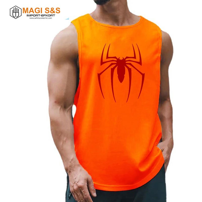 Quick Dry Gym Tank Top Bodybuilding Vest Mesh Fitness Sleeveless T Shirt Muscle Workout Clothing