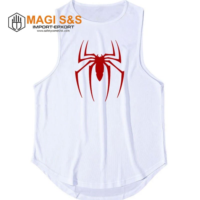 Quick Dry Gym Tank Top Bodybuilding Vest Mesh Fitness Sleeveless T Shirt Muscle Workout Clothing