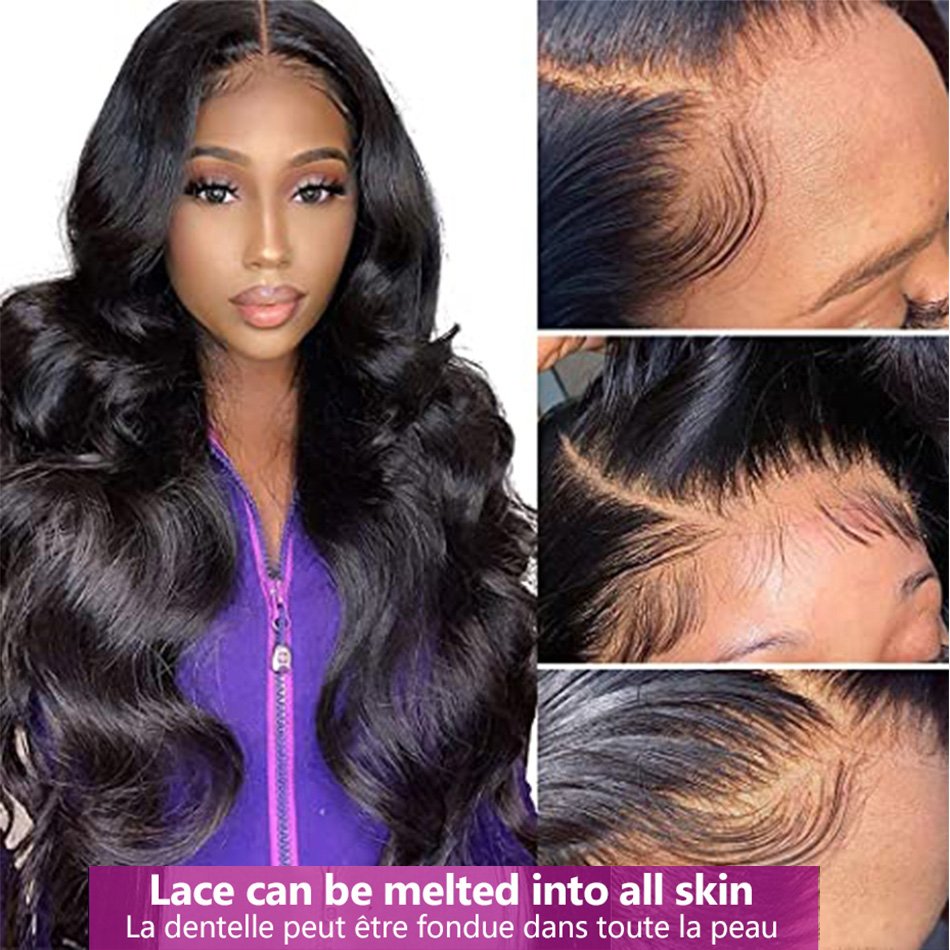 GDYhair HD Transparent pre plucked hd lace front wigs,hd full lace human hair wigs,large 100% virgin human hair hd lace wigs