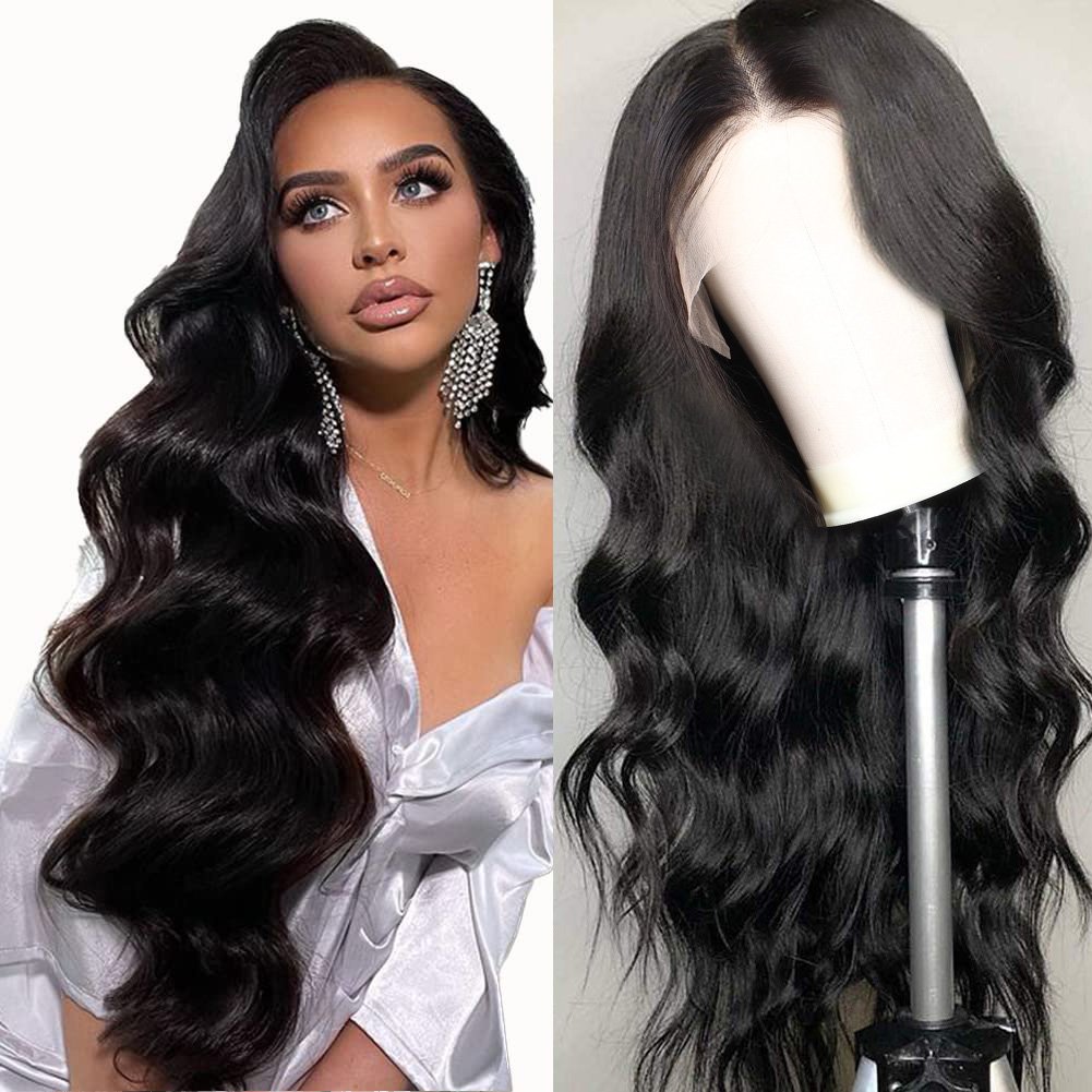 GDYhair HD Transparent pre plucked hd lace front wigs,hd full lace human hair wigs,large 100% virgin human hair hd lace wigs