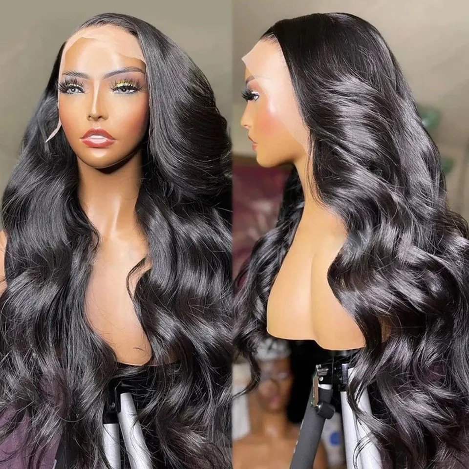 GDYhair HD Transparent pre plucked hd lace front wigs,hd full lace human hair wigs,large 100% virgin human hair hd lace wigs