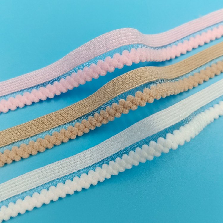 Garment underwear bud edge lace elastic webbing band sewing accessories lace trim belt webbing for bra garment