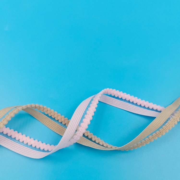Garment underwear bud edge lace elastic webbing band sewing accessories lace trim belt webbing for bra garment