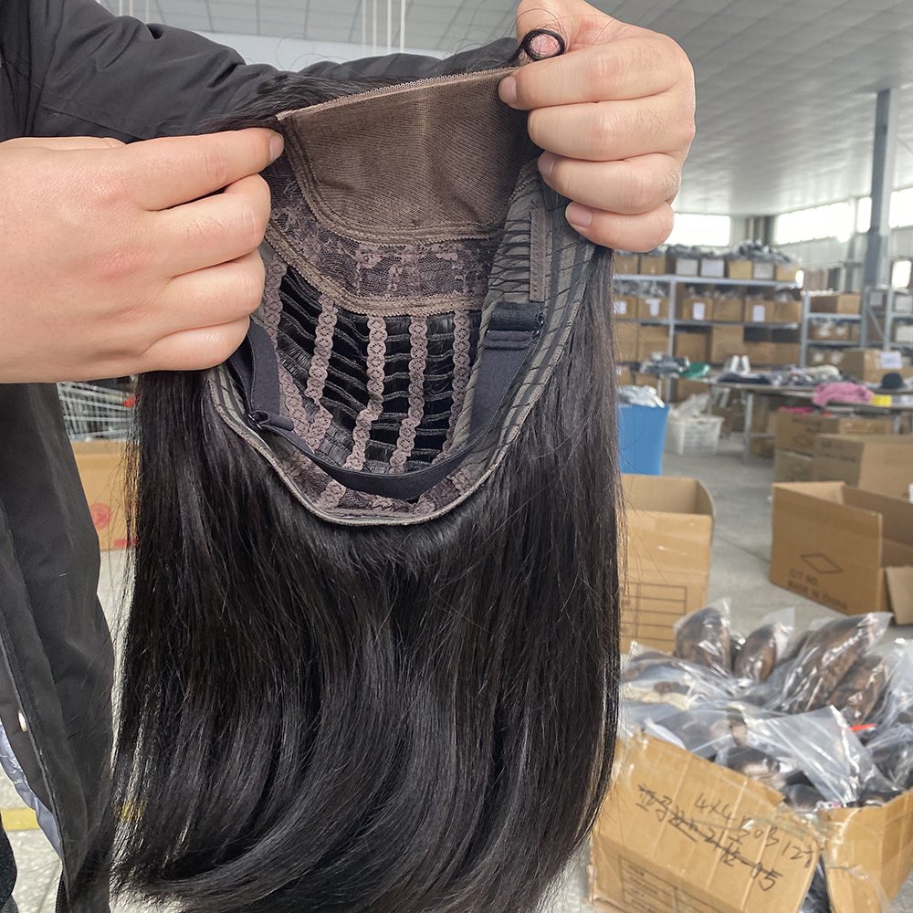 Glueless Wig Human Hair Ready to Wear Pre Plucked Pre Cut Glueless Full Hd Lace Wig 4.5x6 Lace Closure Raw Hair Wig without Glue