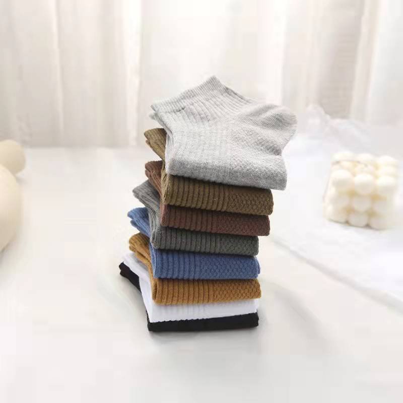Cheap Wholesale Colorful Women Short Socks Custom Summer High Quality Solid Color Short Ankle Socks