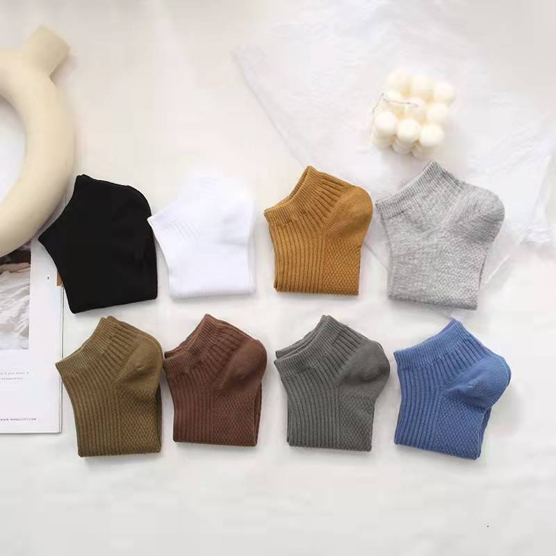 Cheap Wholesale Colorful Women Short Socks Custom Summer High Quality Solid Color Short Ankle Socks