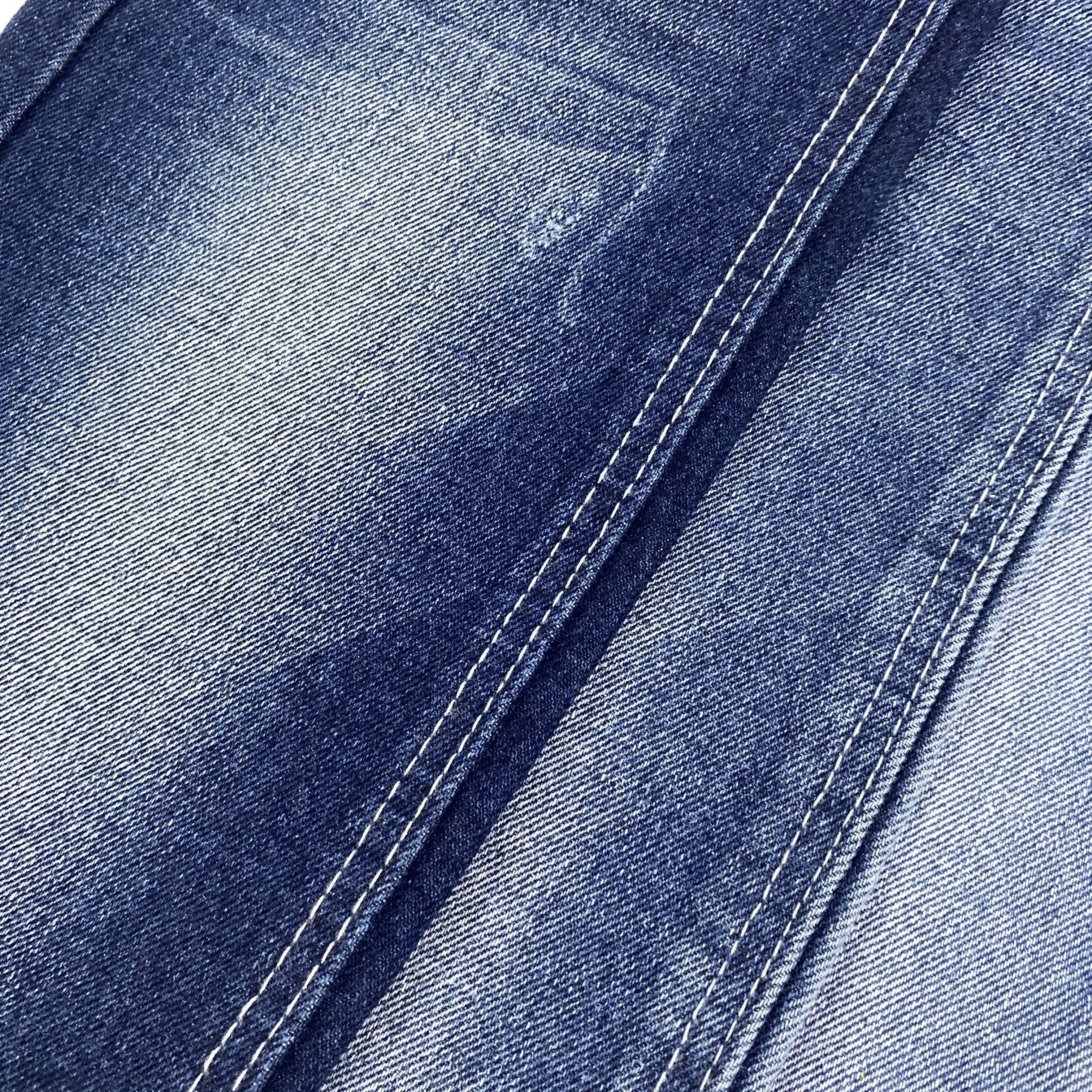 14oz Heavyweight Cotton Denim Fabric Rigid Non-Stretch Woven 7*7 OE Slub Twill Denim Jeans Fabric