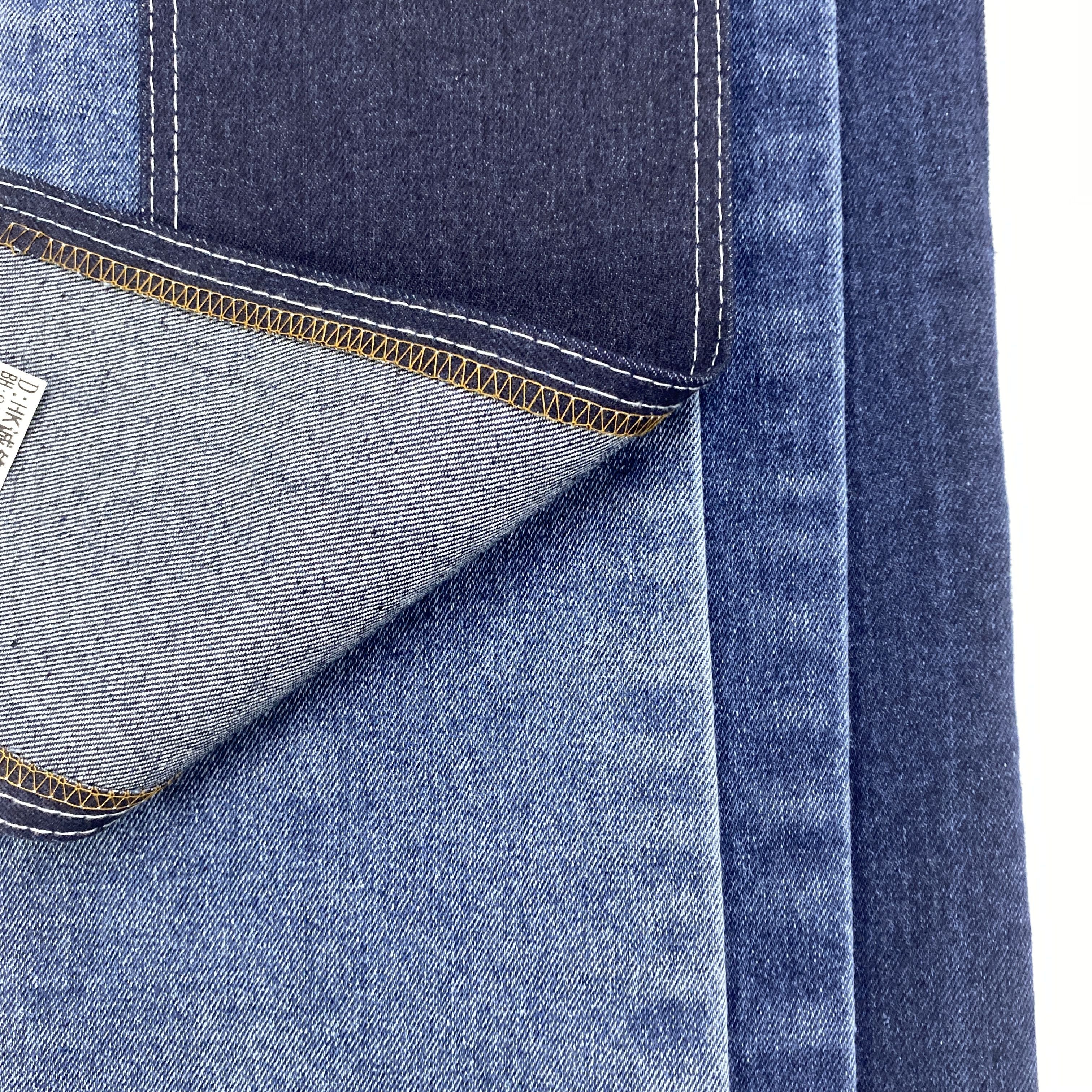 14oz Heavyweight Cotton Denim Fabric Rigid Non-Stretch Woven 7*7 OE Slub Twill Denim Jeans Fabric