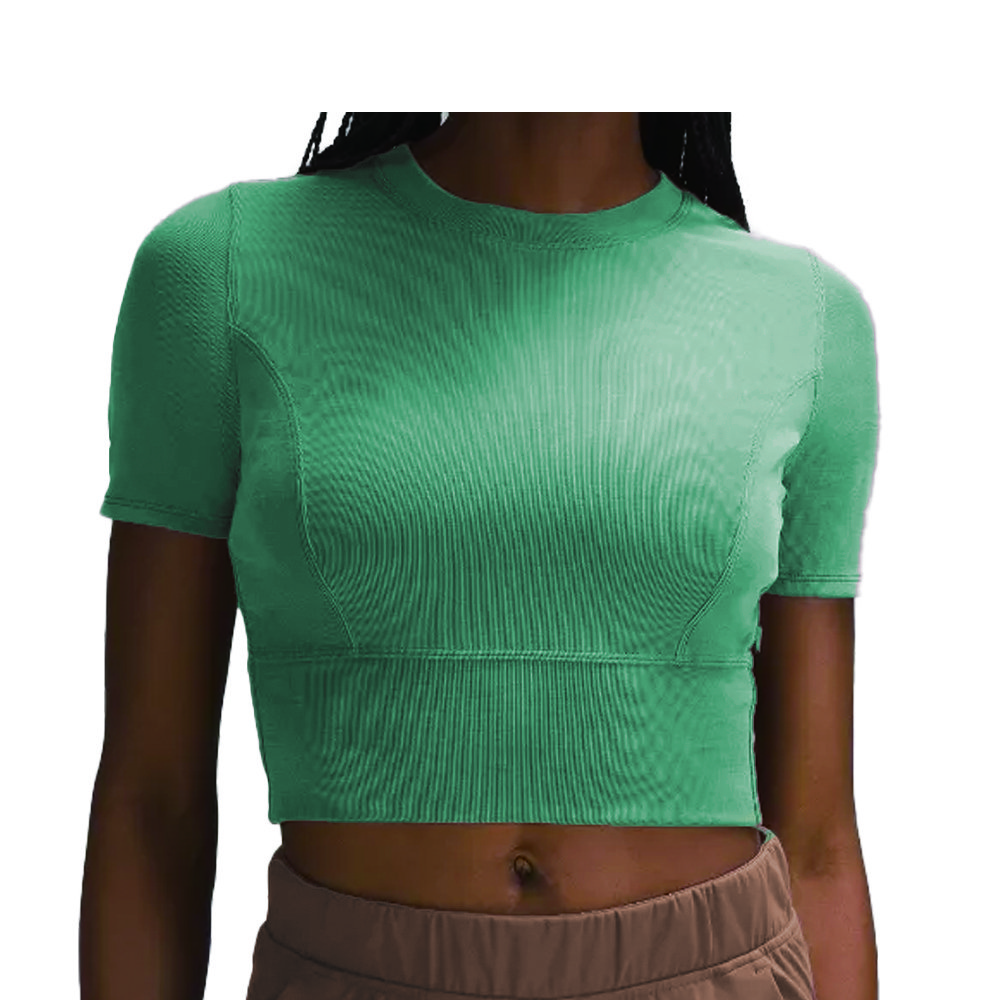 Customized Manufacture Twist-Back Ribbed Tank Tops Short-Sleeved Knitted Tops For Women Wholesale