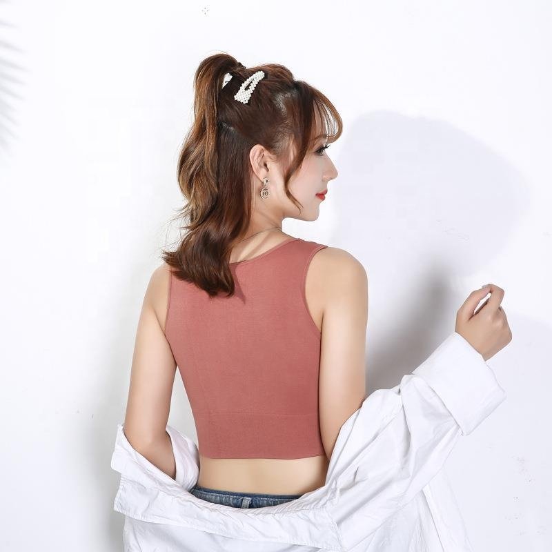 low price New trends Korean summer Slim Knit soft Suspender Vest Sleeveless Tank Top Women's Camisoles