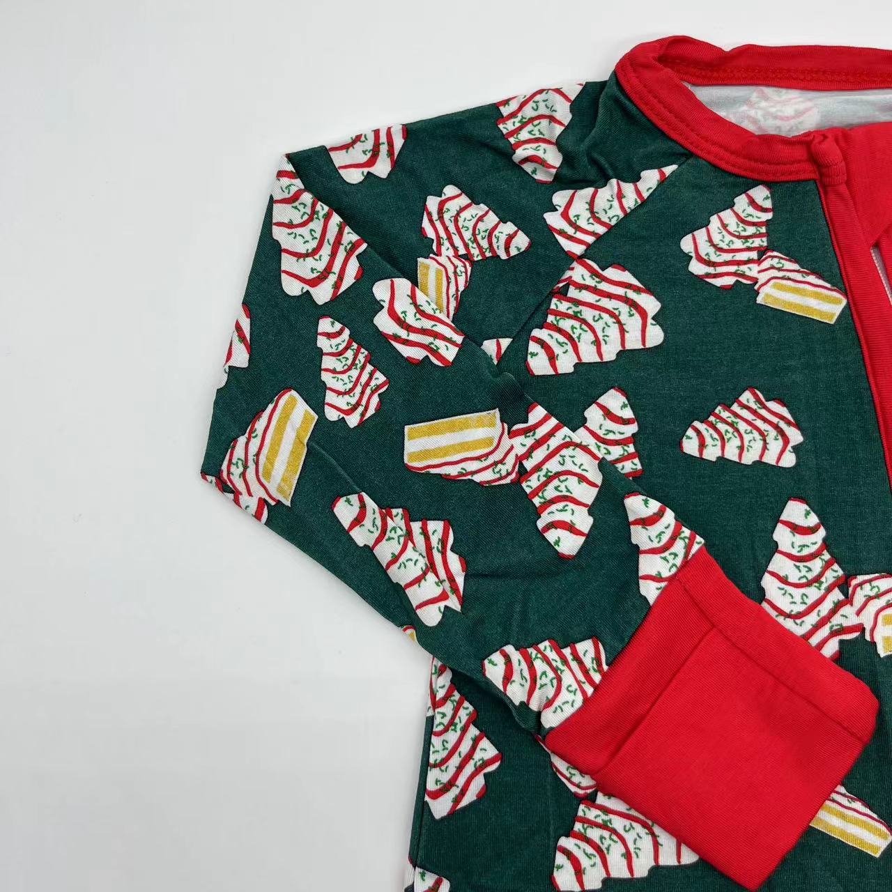 RTS Baby 95% Bamboo 5% Spandex Footed Zip Infant Clothes
