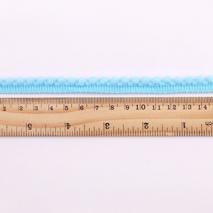 Pom Pom ball Lace trim mini Pearl Pompom Ribbon for Sewing Lace Knit Fabric clothing accessories
