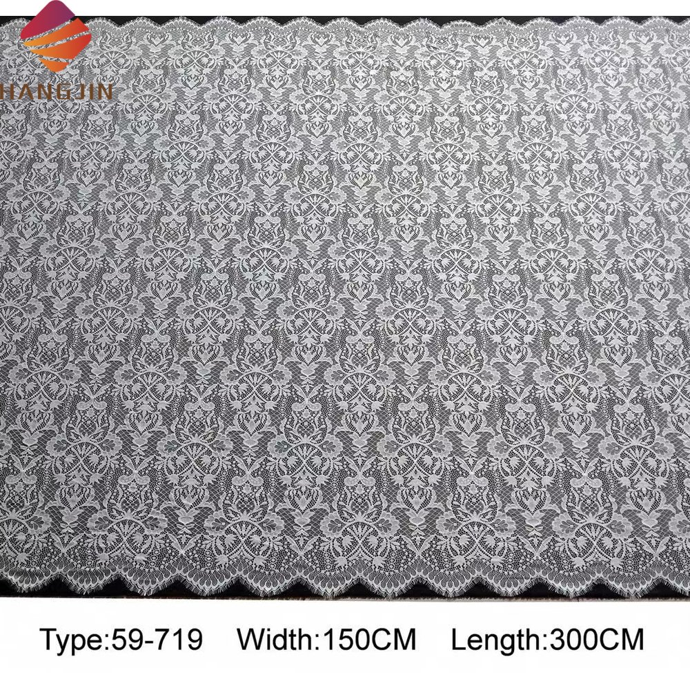 Exquisite Embroidery 3 Meters Chantilly Lace Fabric With Retro Florals Chic French Lace For Bridesmaid Party Prom Dress