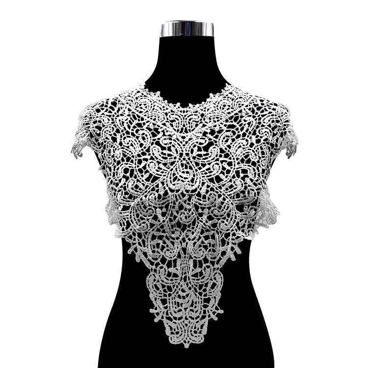 High Quality Wholesale More Colors Polyester Lace Collar For Garment Accessories