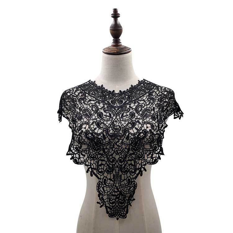 High Quality Wholesale More Colors Polyester Lace Collar For Garment Accessories