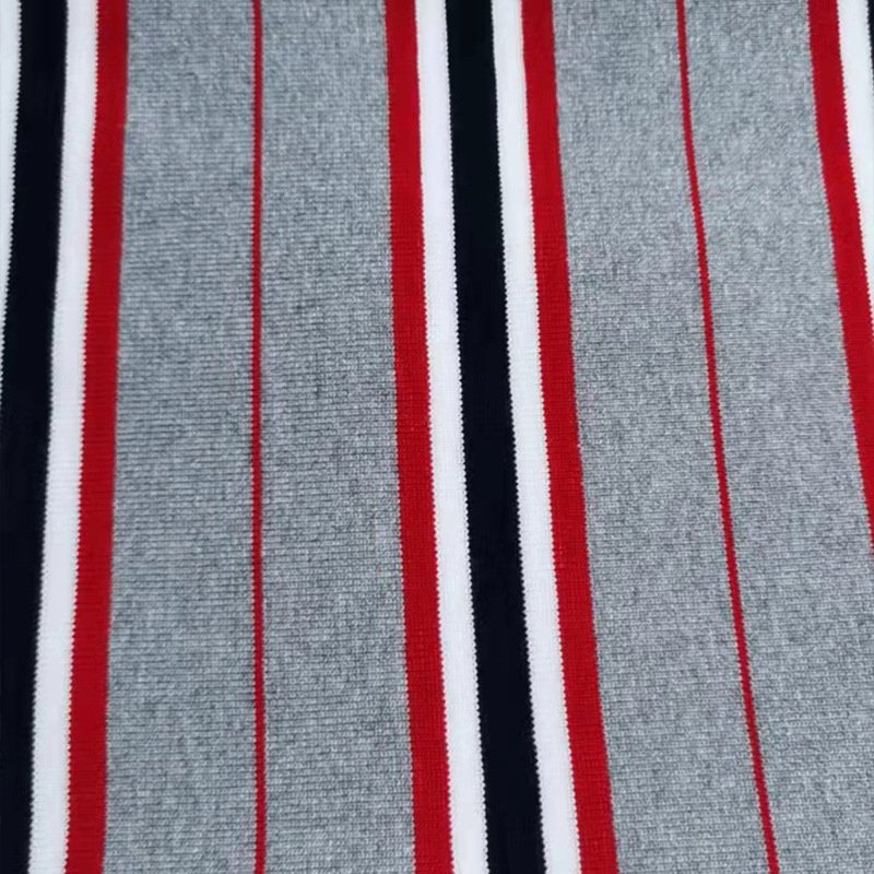 Elastic ribbed cuffs Clothing collar fabric stripes interlaced sleeve hem yarn-dyed ribbed jacket knitted cuffs