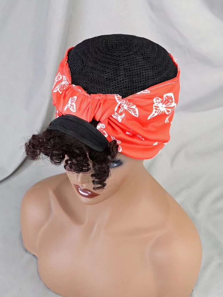Afro Wave Lace Pixie Cut Curly Wig Natural Brazilian 150% Density Short Pixie Curly Human Hair Wig for Black Women