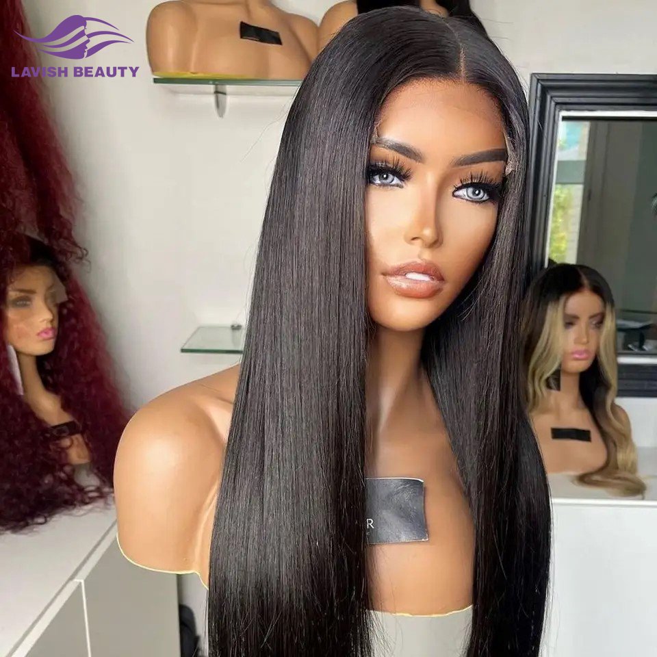 Human Hair Front Lace Front Wigs Wholesale Indian Frontal Wig, Virgin Cuticle Aligned Peruvian Unprocessed Raw Remy Lace Long