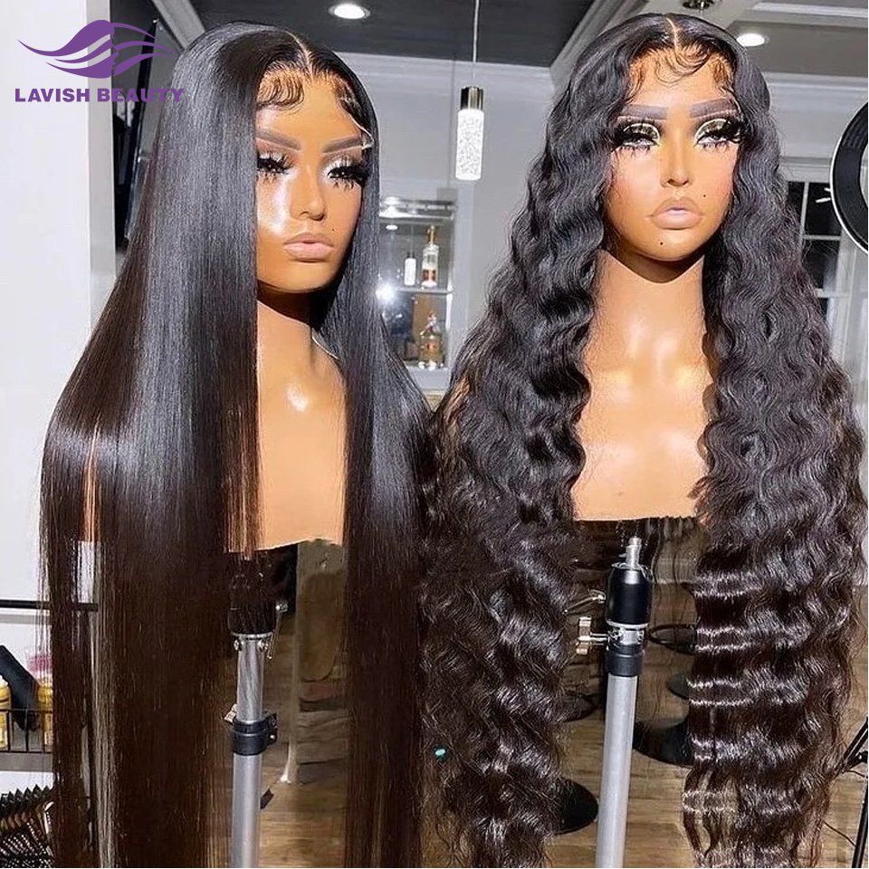 Human Hair Front Lace Front Wigs Wholesale Indian Frontal Wig, Virgin Cuticle Aligned Peruvian Unprocessed Raw Remy Lace Long