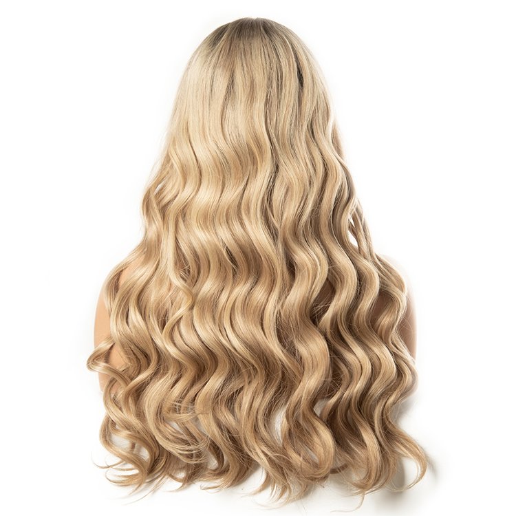 top selling longest hair ratio double drawn cuticle aligned hair no shedding no tangle russian hair caucasian laced wigs