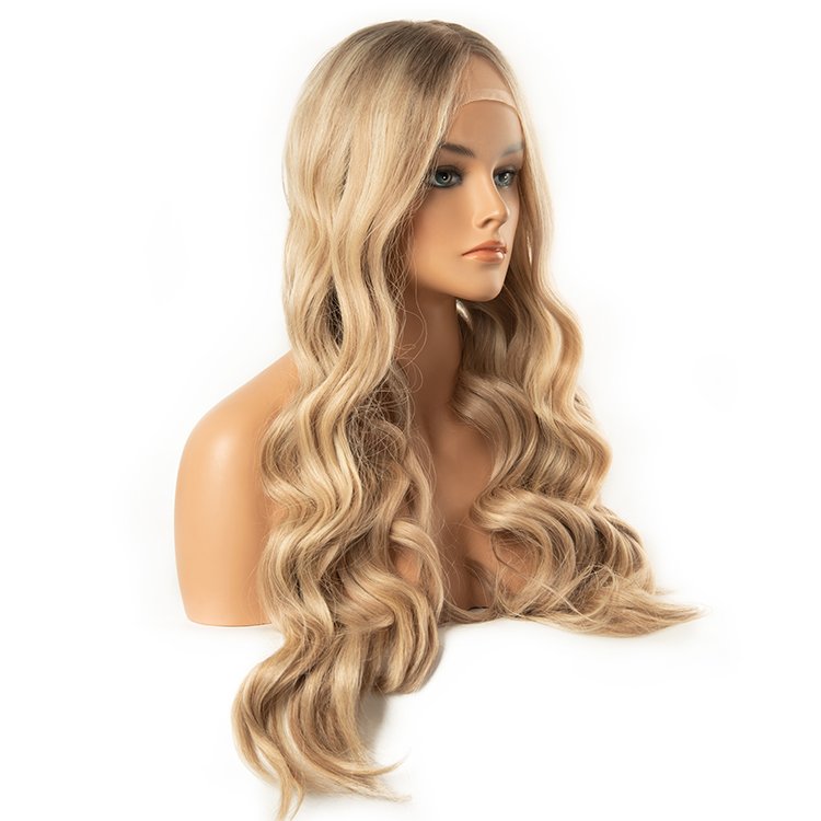 top selling longest hair ratio double drawn cuticle aligned hair no shedding no tangle russian hair caucasian laced wigs