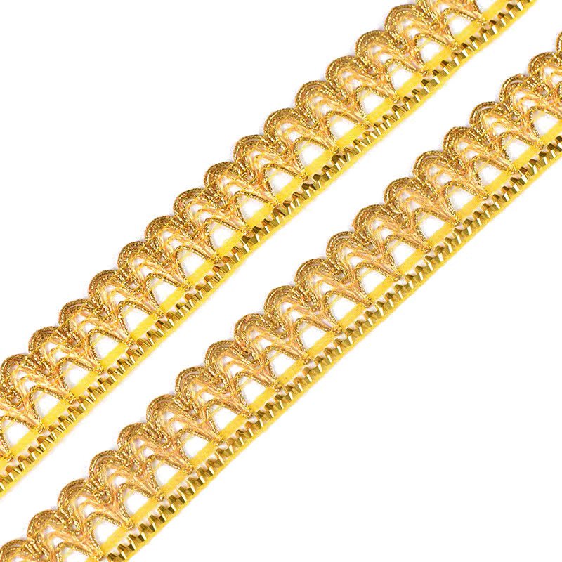 Trimmings Crown Gold And Silver Sequins Trim Lace For Dresses Accessories