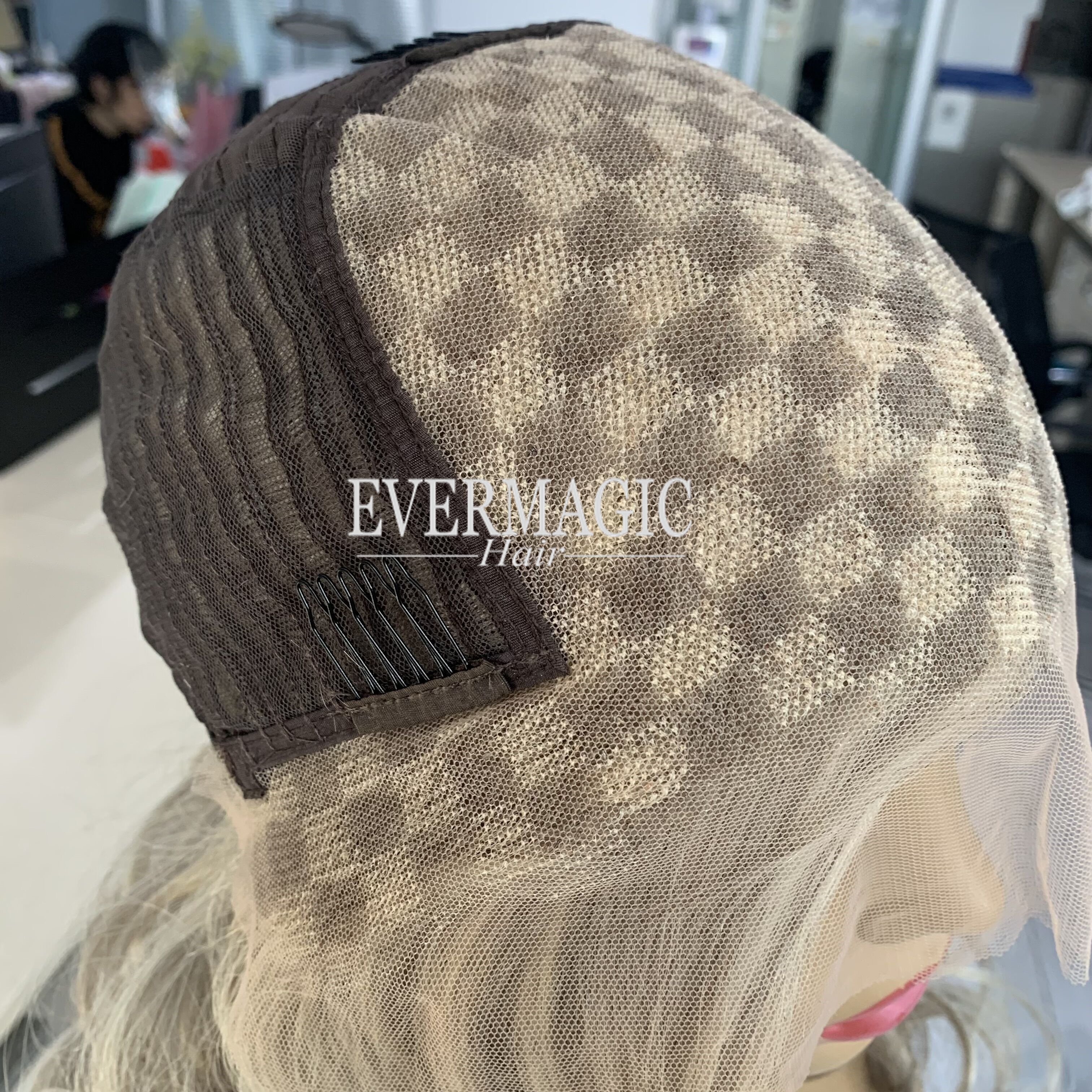 Ash Blonde Platinum Color Cuticle Aligned Unprocessed Human Hair 13*6 Lace Front Wigs Ready To Ship