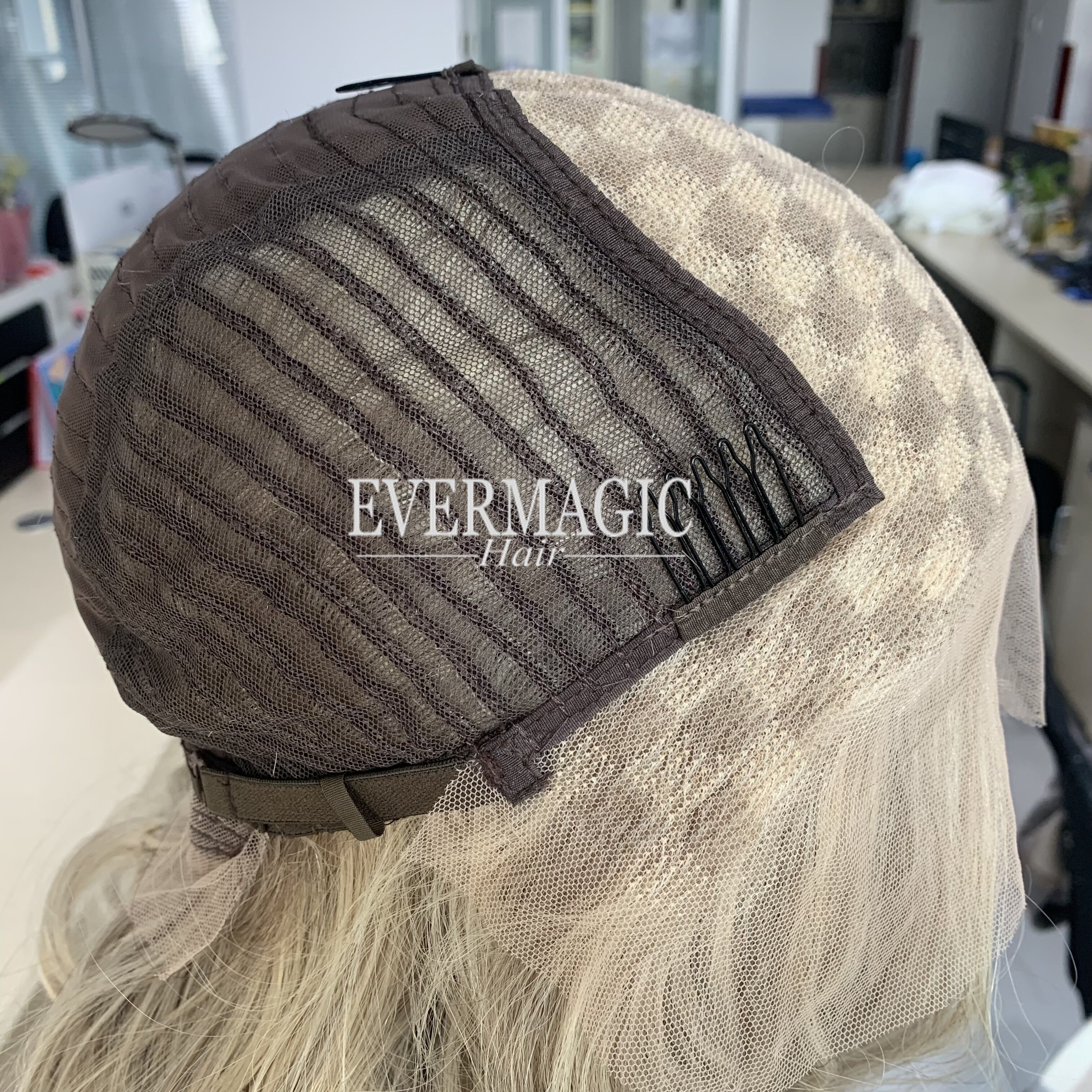Ash Blonde Platinum Color Cuticle Aligned Unprocessed Human Hair 13*6 Lace Front Wigs Ready To Ship
