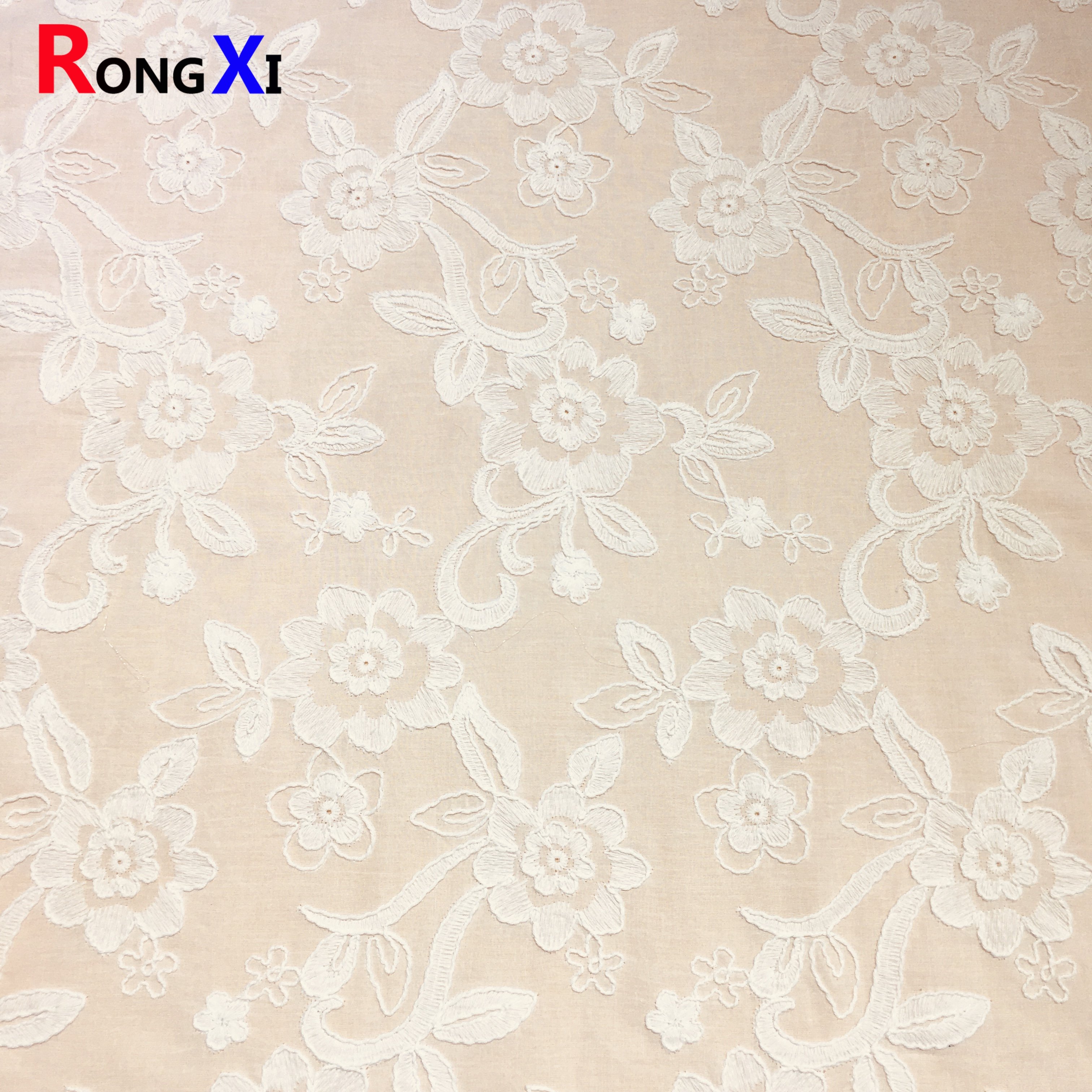 RXF2203 turkish lace trim embroidery hole cotton eyelet fabric