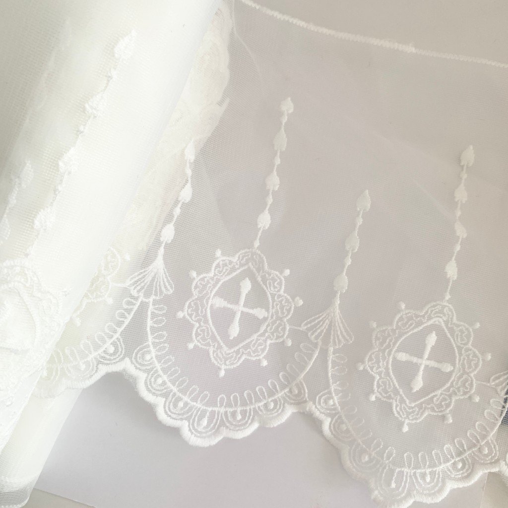 Hot selling 18cm embroidery Lace Trimmings Tulle Lace Fabrics For clothes lace wedding evening dress
